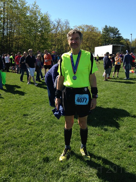 2013 Bayshore Half 132.JPG - Tired after the race, but feeling pretty good over all!